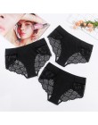 3 sztuk Sexy majtki koronkowe kobiety bielizna bielizna-majtki dla kobiet spodnie w kratę intymne kobiety bielizna damska Bikini