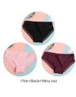 Majtki damskie 3 sztuk/zestaw miękka bawełniana bielizna M-XL Sexy koronkowe majtki kobiety kalesony dziewczyny figi moda bieliz