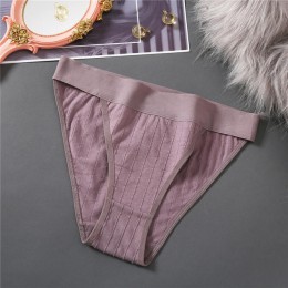 Kobiety bielizna bawełniane majtki kobiece kalesony Sexy niskiej talii majtki figi dla dziewczynek jednolity kolor kobiet bieliz