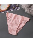 Kobiety bielizna bawełniane majtki kobiece kalesony Sexy niskiej talii majtki figi dla dziewczynek jednolity kolor kobiet bieliz