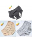 3 sztuk/zestaw szczelna majtki menstruacyjne majtki fizjologiczne kobiety bielizna okres bawełna wodoodporne figi Dropshipping H