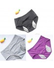 3 sztuk/zestaw szczelna majtki menstruacyjne majtki fizjologiczne kobiety bielizna okres bawełna wodoodporne figi Dropshipping H