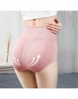 Wysokiej talii Sexy wyściełane Shaper bezszwowe bawełniane majtki odchudzanie bielizna kobiety bielizna oddychająca bawełna pani