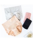 Wysokiej talii Sexy wyściełane Shaper bezszwowe bawełniane majtki odchudzanie bielizna kobiety bielizna oddychająca bawełna pani