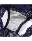 Seksowna koronkowa bielizna majtki damskie kwiatowe figi dla kobiet dziewczynki przezroczyste Intimates bielizna majtki damskie 