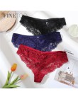 Seksowne koronkowe stringi kobiety stringi majtki kobiet niskiej talii T-z tyłu bielizna kobiece stringi sexy bielizna M L XL ka