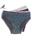 Prettywowgo 6 sztuk/partia kobieta figi hurtownie 2020 New Arrival dobrej jakości 6 kolor bawełna z kwiecistym nadrukiem majtki 