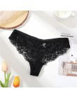 Seksowne koronkowe stringi kobiety stringi majtki kobiet niskiej talii T-z tyłu bielizna kobiece stringi sexy bielizna M L XL ka