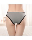Moonflme 3 sztuk/partii New Arrival panie bielizna Sexy koronki bawełniane kobiety majtki typu figi ml XL 89227