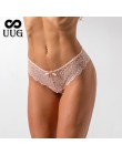 UUG kobieta majtki dla kobiet dziewcząt panie Floral majtki majtki bawełniane majtki stringi Sexy stringi majtki koronkowe strin