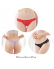 Moda Sexy koronkowe majtki dla kobiet dziewczyn 2019 Hollow kobiet miękkie niskiej talii stringi majtki łuk majtki S M L XL XXL 