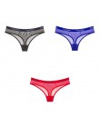 3 sztuk bielizna dla kobiety stringi stringi t-back kobiet bielizna kobieca seksowna siatka stringi sportowe t-back majtki dla k