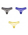 3 sztuk bielizna dla kobiety stringi stringi t-back kobiet bielizna kobieca seksowna siatka stringi sportowe t-back majtki dla k