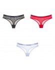 3 sztuk bielizna dla kobiety stringi stringi t-back kobiet bielizna kobieca seksowna siatka stringi sportowe t-back majtki dla k