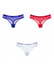 3 sztuk bielizna dla kobiety stringi stringi t-back kobiet bielizna kobieca seksowna siatka stringi sportowe t-back majtki dla k