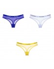 3 sztuk bielizna dla kobiety stringi stringi t-back kobiet bielizna kobieca seksowna siatka stringi sportowe t-back majtki dla k