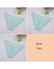 Moonflme 3 sztuk/partii New Arrival panie bielizna Sexy koronki bawełniane kobiety majtki typu figi ml XL 89227
