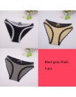 Moonflme 3 sztuk/partii New Arrival panie bielizna Sexy koronki bawełniane kobiety majtki typu figi ml XL 89227