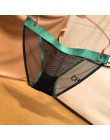 3 sztuk Ultra cienka siatka majtki dla kobiet kuszące bielizna Hollow Out bielizna damska kobiet calcinha Sexy majtki koronkowe 