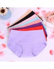 New Arrival Sexy kobiety majtki oddychające majtki w jednolitym kolorze hipsterska, bawełniana majtki miłość różowy Lady bielizn