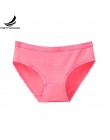 Prettywowgo 3 sztuk/partia New Arrival 2020 bielizna kobieca bawełniane majtki 8 jednolity kolor majtki Plus rozmiar M L XL XXL 