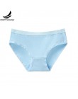 Prettywowgo 3 sztuk/partia New Arrival 2020 bielizna kobieca bawełniane majtki 8 jednolity kolor majtki Plus rozmiar M L XL XXL 