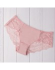 Majtki damskie seksowne koronkowe figi bezszwowe jedwabne damskie przezroczyste bikini bawełniany klin dla dziewczynek erotyczne
