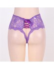 Comeondear seksowna bielizna kobiety 5XL 6XL Plus rozmiar seksowne majteczki dla kobiet otwórz koronkowe erotyczne bielizna dams