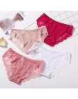 Plus rozmiar S-XL Sexy majtki koronkowe kobiety moda bielizna kuszące dość majtki dziewczyny kobiet bawełna niskiej talii bieliz