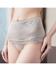 LANGSHA nowy 4 sztuk/partia wysokiej talii majtki damskie odchudzanie bawełniane majtki Body Shapers bielizna Lady Sexy koronkow