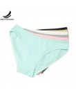 Prettywowgo 6 sztuk/partia New Arrival 2020 dobrej jakości bielizna damska solidna kolorowa bawełniana śliczne wycięte majteczki