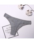 Gorąca sprzedaż 2019 bezszwowe stringi damskie 11 kolorów niski wzrost G String bezszwowe majtki bielizna XL XXL XXL