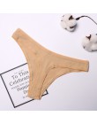 Gorąca sprzedaż 2019 bezszwowe stringi damskie 11 kolorów niski wzrost G String bezszwowe majtki bielizna XL XXL XXL