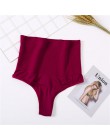 Wysokiej talii majtki dla kobiet bielizna urządzenie wyszczuplające i modelujące bielizna damska Sexy stringi kalesony Plus rozm