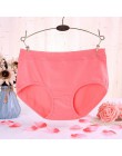 New Arrival Sexy kobiety majtki oddychające majtki w jednolitym kolorze hipsterska, bawełniana majtki miłość różowy Lady bielizn