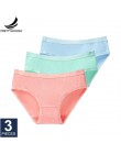 Prettywowgo 3 sztuk/partia New Arrival 2020 bielizna kobieca bawełniane majtki 8 jednolity kolor majtki Plus rozmiar M L XL XXL 