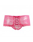 Comeondear seksowna bielizna kobiety 5XL 6XL Plus rozmiar seksowne majteczki dla kobiet otwórz koronkowe erotyczne bielizna dams