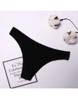 Gorąca sprzedaż 2019 bezszwowe stringi damskie 11 kolorów niski wzrost G String bezszwowe majtki bielizna XL XXL XXL