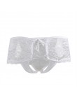 Comeondear seksowna bielizna kobiety 5XL 6XL Plus rozmiar seksowne majteczki dla kobiet otwórz koronkowe erotyczne bielizna dams