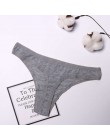 Gorąca sprzedaż 2019 bezszwowe stringi damskie 11 kolorów niski wzrost G String bezszwowe majtki bielizna XL XXL XXL