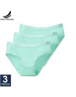 Prettywowgo 3 sztuk/partia New Arrival 2020 bielizna kobieca bawełniane majtki 8 jednolity kolor majtki Plus rozmiar M L XL XXL 