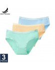 Prettywowgo 3 sztuk/partia New Arrival 2020 bielizna kobieca bawełniane majtki 8 jednolity kolor majtki Plus rozmiar M L XL XXL 