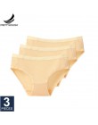 Prettywowgo 3 sztuk/partia New Arrival 2020 bielizna kobieca bawełniane majtki 8 jednolity kolor majtki Plus rozmiar M L XL XXL 