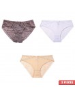 3 sztuk/partia nowe majtki kobieta koronki Sexy bielizna majtki damskie majtki Tong prześwitujące majtki dziewczyna Lady bielizn