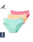 Prettywowgo 3 sztuk/partia New Arrival 2020 bielizna kobieca bawełniane majtki 8 jednolity kolor majtki Plus rozmiar M L XL XXL 