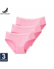 Prettywowgo 3 sztuk/partia New Arrival 2020 bielizna kobieca bawełniane majtki 8 jednolity kolor majtki Plus rozmiar M L XL XXL 
