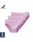 Prettywowgo 3 sztuk/partia New Arrival 2020 bielizna kobieca bawełniane majtki 8 jednolity kolor majtki Plus rozmiar M L XL XXL 
