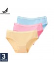Prettywowgo 3 sztuk/partia New Arrival 2020 bielizna kobieca bawełniane majtki 8 jednolity kolor majtki Plus rozmiar M L XL XXL 