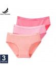 Prettywowgo 3 sztuk/partia New Arrival 2020 bielizna kobieca bawełniane majtki 8 jednolity kolor majtki Plus rozmiar M L XL XXL 