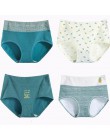 LANGSHA nowy 4 sztuk/partia wysokiej talii majtki damskie odchudzanie bawełniane majtki Body Shapers bielizna Lady Sexy koronkow